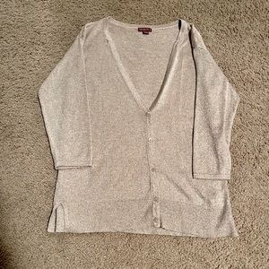 Holiday Glitter Cardigan sweater Xs
